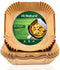 HI NATURE™ Bakpapier - Airfryer Bakpapier - 100 Stuks Vierkant - Hittebestendig - Non-stick (100 stuks)