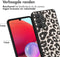 iMoshion Hoesje Geschikt voor Samsung Galaxy A33 Hoesje Siliconen - iMoshion Design hoesje - Zwart / Leopard