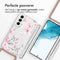 iMoshion Hoesje Geschikt voor Samsung Galaxy S22 Hoesje Met Koord - iMoshion Design Hoesje met Koord - Roze / Blossom Watercolor