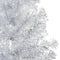 vidaXL - Kunstkerstboom - met - standaard - 240 - cm - PET - zilverkleurig