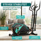 FITAGE Crosstrainer - Geluidsarm - Bluetooth Kinomap & Zwift - 32 Weerstandsniveaus (8721139120187)