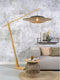 GOOD&MOJO Vloerlamp Kalimantan - Bamboe - 190x87x207cm - Scandinavisch,Bohemian - Staande lampen voor Woonkamer - Slaapkamer