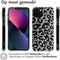 imoshion Hoesje Geschikt voor iPhone 13 Mini Hoesje Siliconen - imoshion Design hoesje - Meerkleurig / Leopard Transparent