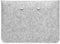 imoshion Vilten Soft Laptop Sleeve - Laptop Hoes geschikt voor 13 / 13.3 / 13.6 / 14 / 14.2 inch - Grijs