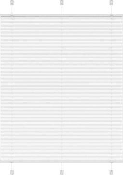 vidaXL - Plissé - rolgordijn - 105x150 - cm - stofbreedte - 104,4cm - polyester - wit