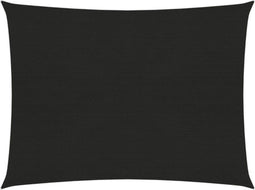 vidaXL - Zonnezeil - 160 - g/m² - 5x6 - m - HDPE - zwart