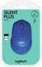 Logitech M330 Silent Plus - Draadloze Muis - 90% stiller - Blauw