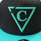 Capiche® Snapback Pet Heren – Animix – Zwart & Aqua Blauw – Verstelbaar met Druksluiting – Sportcap – Baseball Cap – Mannen Cap