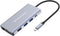 Conceptronic DONN20G - USB 3.2 Gen 1 Type-C - Ethernet LAN 10/100/1000 Mbit/s - Grijs