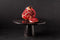 Dutchdeluxes - Gebakken keramiek - Taartplateau - Medium - 25 cm diameter - Zwart