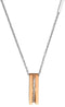 Esprit ESNL00182442 Luna - Collier - Rosékleurige stalen hanger met zirkonia - Zilverkleurig