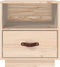 vidaXL - Nachtkastje - 40x34x45 - cm - massief - grenenhout