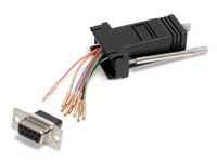 Startech.com Adapter DB9F - Serieel naar RJ45 - Female/female - Zwart