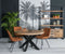 D - Livingfurn - Ronde Eetkamertafel - - Mango Hout - 150 cm - Bruin