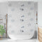 vidaXL - Doucherolgordijn - 160x240 - cm - stofbreedte - 156 - cm
