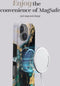 Mio by Mobilize - Apple iPhone 16e - MagSafe Hardcase - Marble Groen