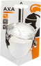 AXA Classic Battery - 4 Lux - Fietslamp voorlicht - LED Koplamp - Fietsverlichting op Batterij - Zilver