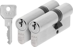 AXA Dubbele veiligheidscilinders (Security) 30-45 mm: 2 stuks gelijksluitend - SKG**