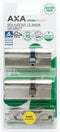 AXA Dubbele veiligheidscilinders (Security) 30-45 mm: 2 stuks gelijksluitend - SKG**