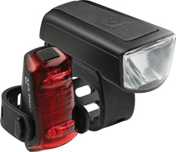 AXA Dwn 30 Lux Set - LED Fietslampjes Voor en Achter - Fietsverlichting USB Oplaadbaar