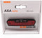 AXA Juno Battery - Fiets Achterlicht - LED Fietsverlichting op Batterij - 80 mm - Rood