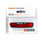 AXA Juno Ebike – 6-12V – Remlicht functie - Fiets Achterlicht - LED Fietsverlichting - 80 mm - Rood