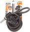 AXA Newton PI 180/10 - Insteekkabel - Kabelslot - Combineren met Ringslot - 180 cm lang - diameter 10 mm - Zwart