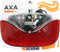 AXA Omega - Fiets Achterlicht - LED Fietsverlichting op Batterij – Auto on/off systeem - 50-80 mm - Rood