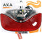 AXA Omega - Fiets Achterlicht - LED Fietsverlichting op Batterij – Auto on/off systeem - 50-80 mm - Rood