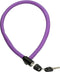 AXA Resolute 6/60 Kabelslot - Slot voor Kinderfietsen - Gebruiksvriendelijk - 60 cm lang - Diameter 6 mm - Paars