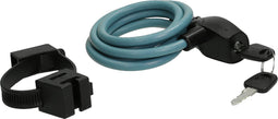 AXA Resolute 8/120 - Kabelslot - Slot voor Fietsen - Gebruiksvriendelijk - 120 cm lang - Diameter 8 mm - Licht blauw