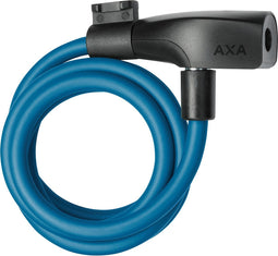 AXA Resolute 8/120 - Kabelslot - Slot voor Fietsen - Gebruiksvriendelijk - 120 cm lang - Diameter 8 mm - Donker blauw