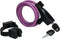 AXA Resolute 8/120 - Kabelslot - Slot voor Fietsen - Gebruiksvriendelijk - 120 cm lang - Diameter 8 mm - Paars