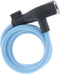 AXA Resolute 8/120 - Kabelslot - Slot voor Fietsen - Gebruiksvriendelijk - 120 cm lang - Diameter 8 mm - Licht blauw