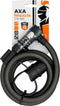 AXA Resolute C15/180 - Kabelslot - Slot voor Fietsen - Code - Gebruiksvriendelijk - 180 cm lang - Diameter 15 mm - Zwart