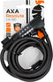 AXA Resolute C8/180 - Kabelslot - Slot voor Fietsen - Code - Gebruiksvriendelijk - 180 cm lang - Diameter 8 mm - Zwart
