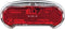 AXA Riff Battery - Fiets Achterlicht - LED Fietsverlichting op Batterij - Auto on/off systeem - 50-80 mm - Rood
