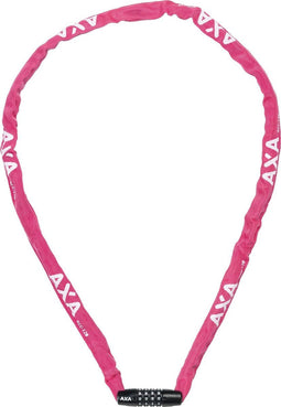 AXA Rigid RCC 120 - Kettingslot - Slot voor Fietsen - Code - 120 cm lang - 3,5 mm - Roze