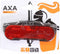AXA Slim Steady – Fiets Achterlicht - LED Fietsverlichting - 80 mm - Rood
