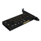 AXAGON AXAGON PCEM2-DC PCIe-3.0-x4-Adapter, 1x M.2-NVMe, 1x M.2-SATA, bis 22110 - aktiv PCI Express x4 adapterkaart voo