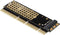 Axagon PCI-E 3.0 16x - M.2 SSD NVMe. Up to 80mm interfacekaart/-adapter Intern