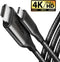 AXAGON RVC-HI2MC USB-C-kabel HDMI / USB-C Aansluitkabel HDMI-A-bus 1.8 m Zwart