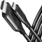 AXAGON RVC-HI2MC USB-C-kabel HDMI / USB-C Aansluitkabel HDMI-A-bus 1.8 m Zwart