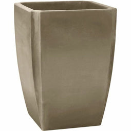 Bloempot Ecolux Ø 47 cm Grijs Plastic Vierkant