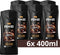 Axe 3-in-1 Douchegel - Dark Temptation XL - verzorging met de geur van donkere chocolade - 6 x 400 ml