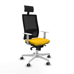 Bureaustoel met hoofdsteun Piqueras y Crespo 4B026G1 Geel