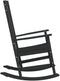 vidaXL - Tuinligbed - Zwart - 65x84x114 - cm - HDPE