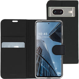 Accezz Wallet Softcase Bookcase - Flip Cover - Ruimte voor 3 pasjes - Zwart (Pixel 7 Pro)