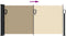 vidaXL - Windscherm - uittrekbaar - 100x300 - cm - beige