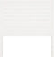 vidaXL - Hoofdbord - 96x4x100 - cm - massief - grenenhout - wit